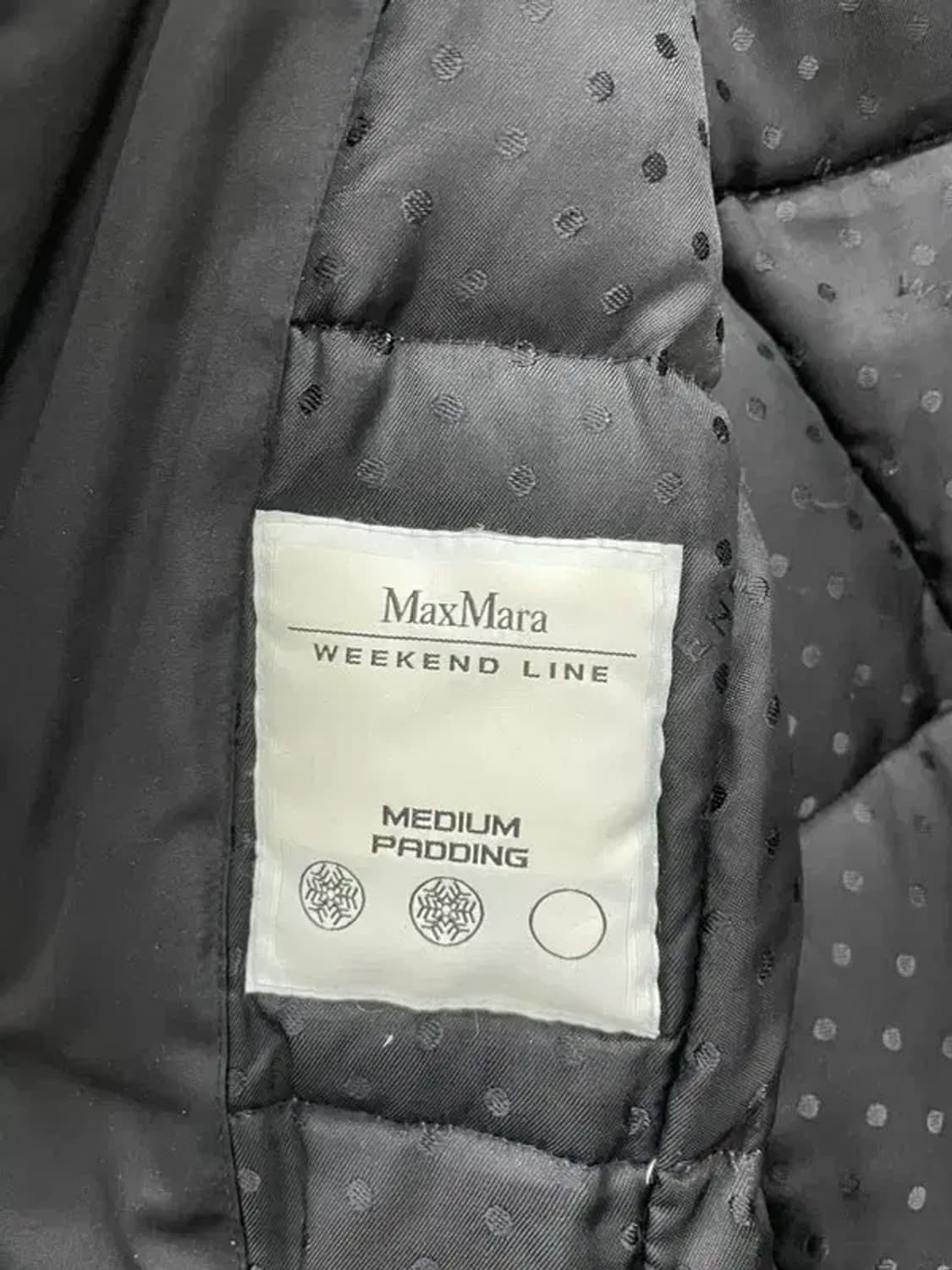 95 막스마라 새상품 여자 퍼 패딩 다운자켓 블랙 상품이미지9