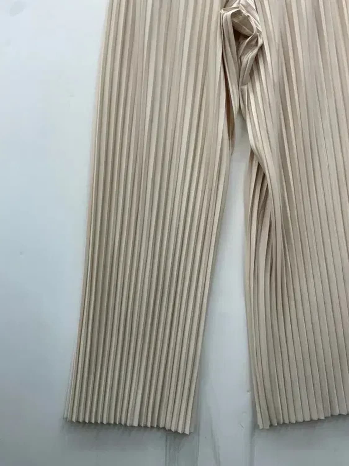 프리 더오픈프로덕트 베이지 플리츠 밴딩 팬츠 상품이미지7