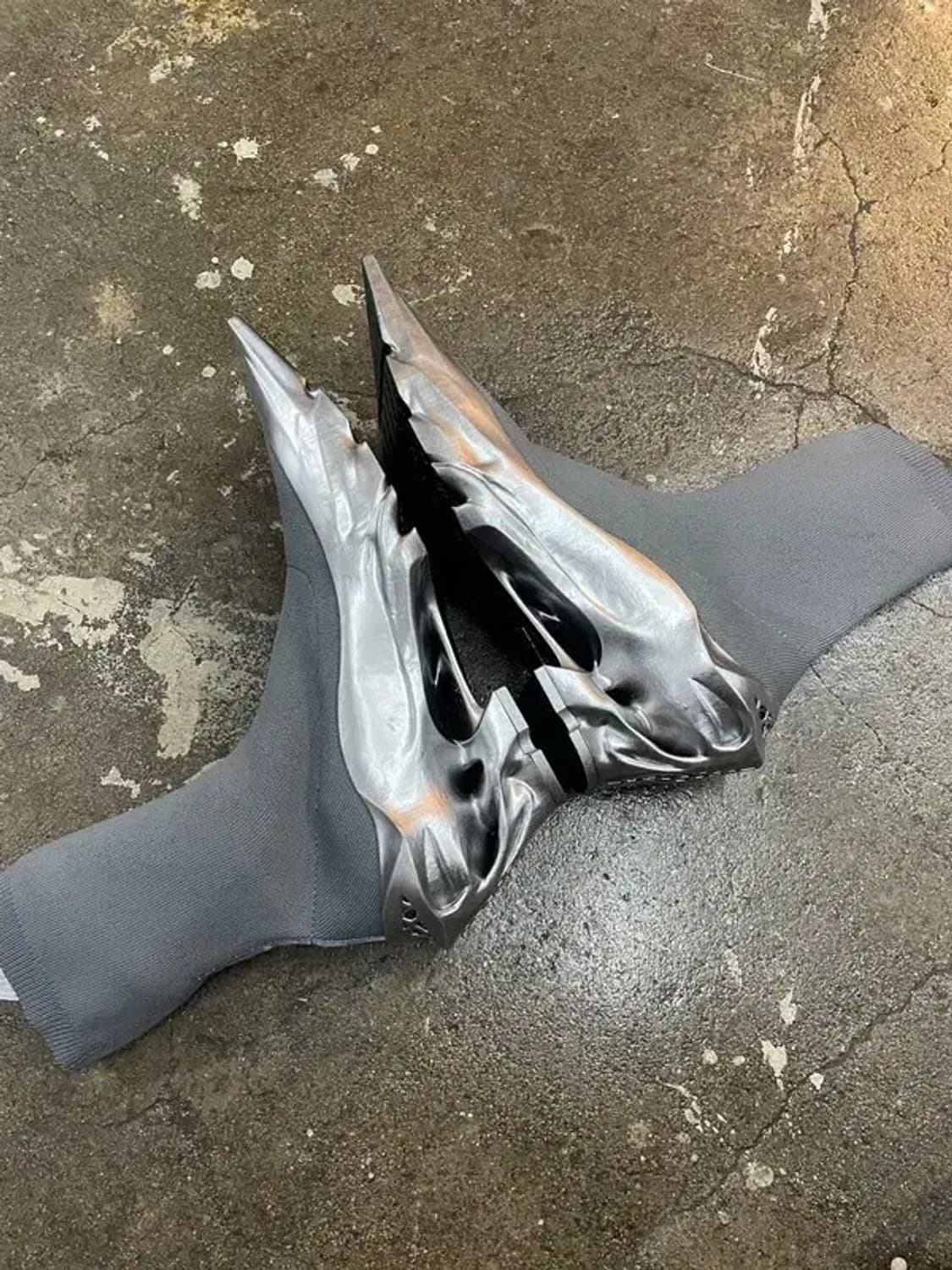 230 다프네랩 하이탑 스니커즈 부츠 그레이 새상품 상품이미지4