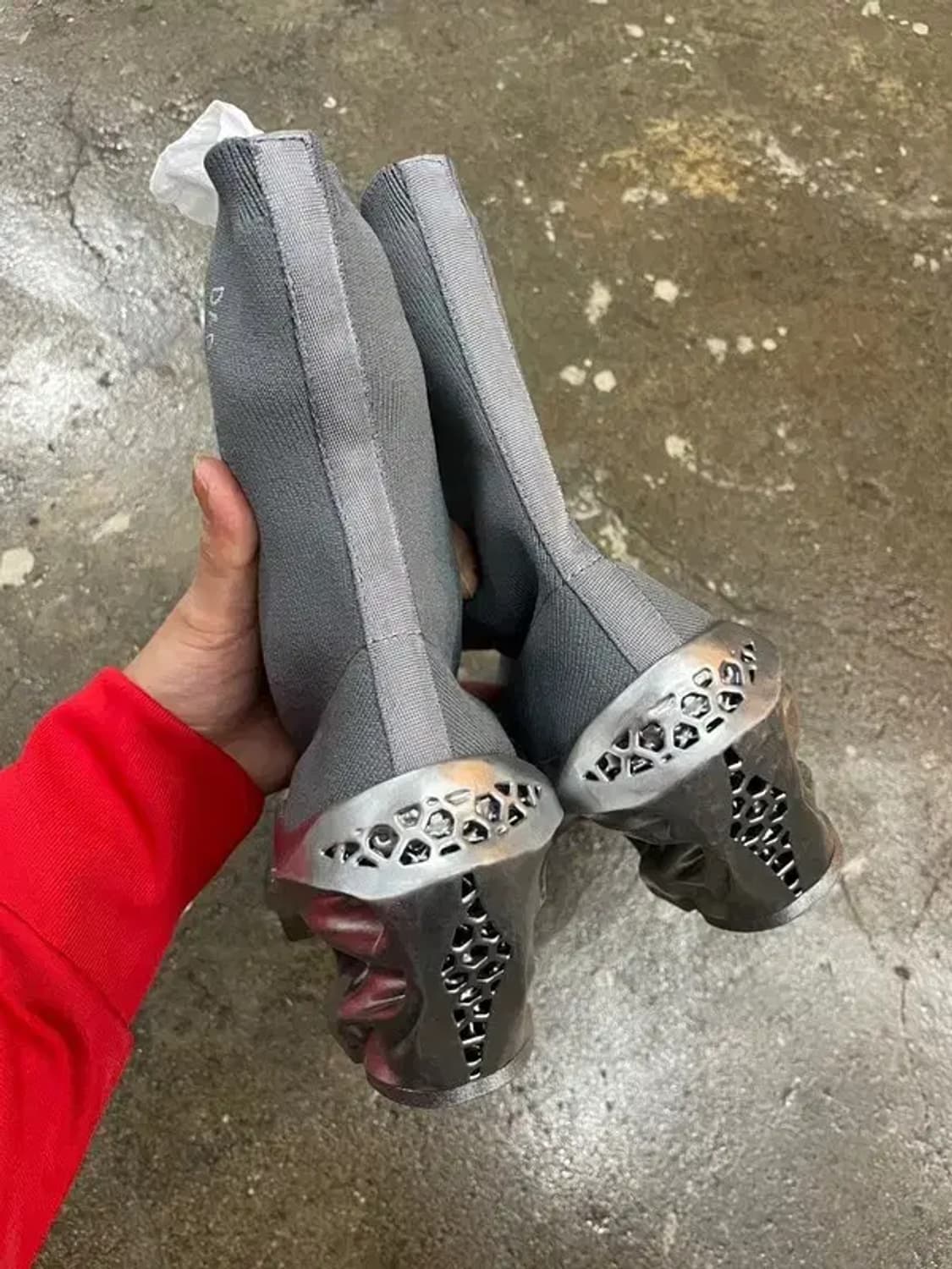 230 다프네랩 하이탑 스니커즈 부츠 그레이 새상품 상품이미지5