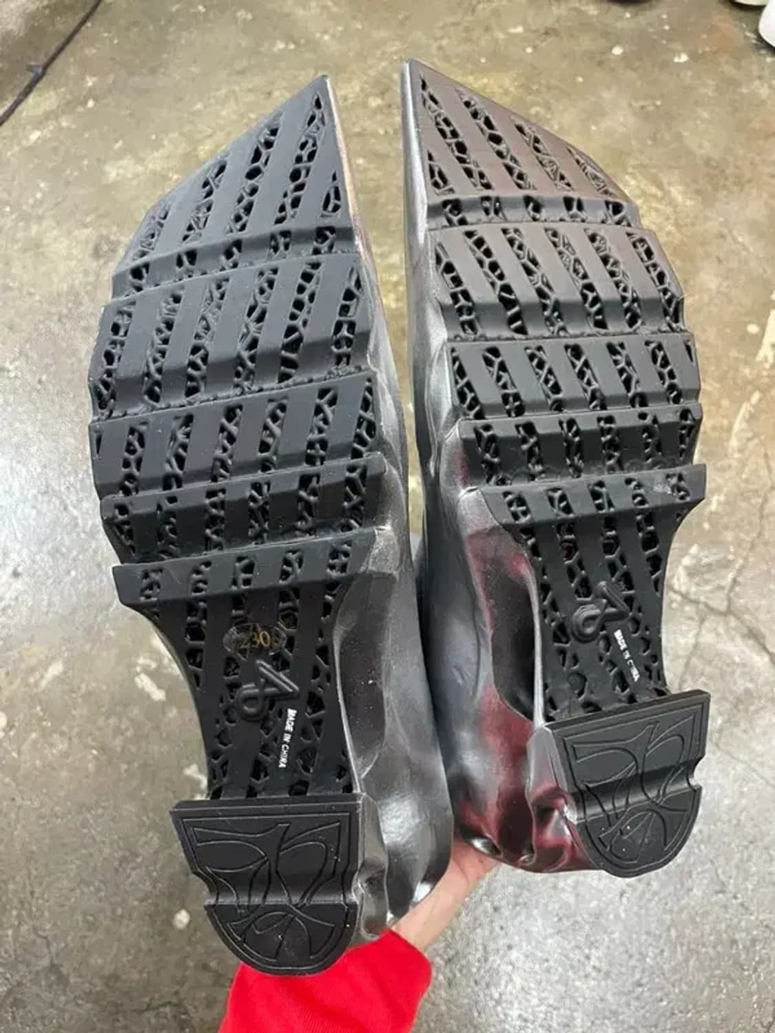 230 다프네랩 하이탑 스니커즈 부츠 그레이 새상품 상품이미지7