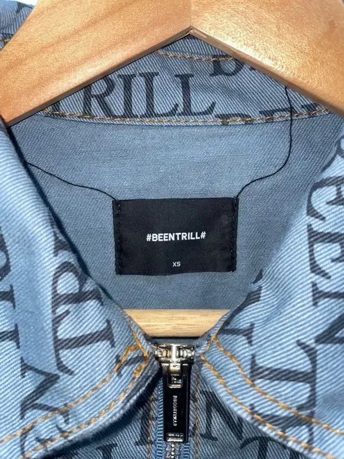 XS 빈트릴 BEENTRILL 데님 크롭 자켓 우먼스 새상품 상품이미지5