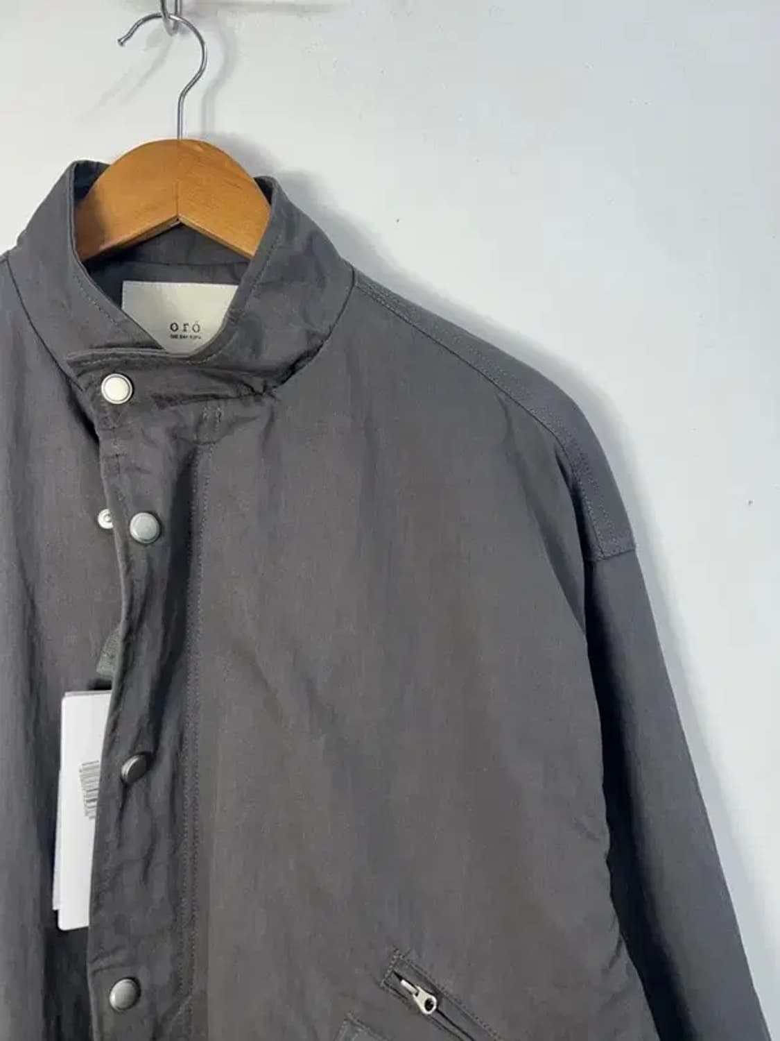 스몰 새상품 오로 ORO 오버핏 필드 숏 자켓 올리브 상품이미지4