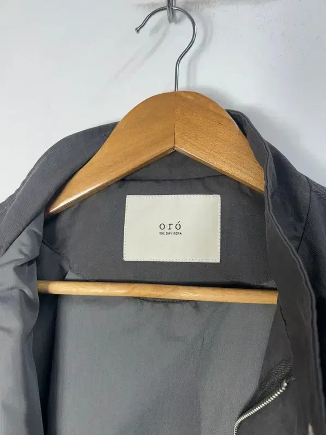 스몰 새상품 오로 ORO 오버핏 필드 숏 자켓 올리브 상품이미지6