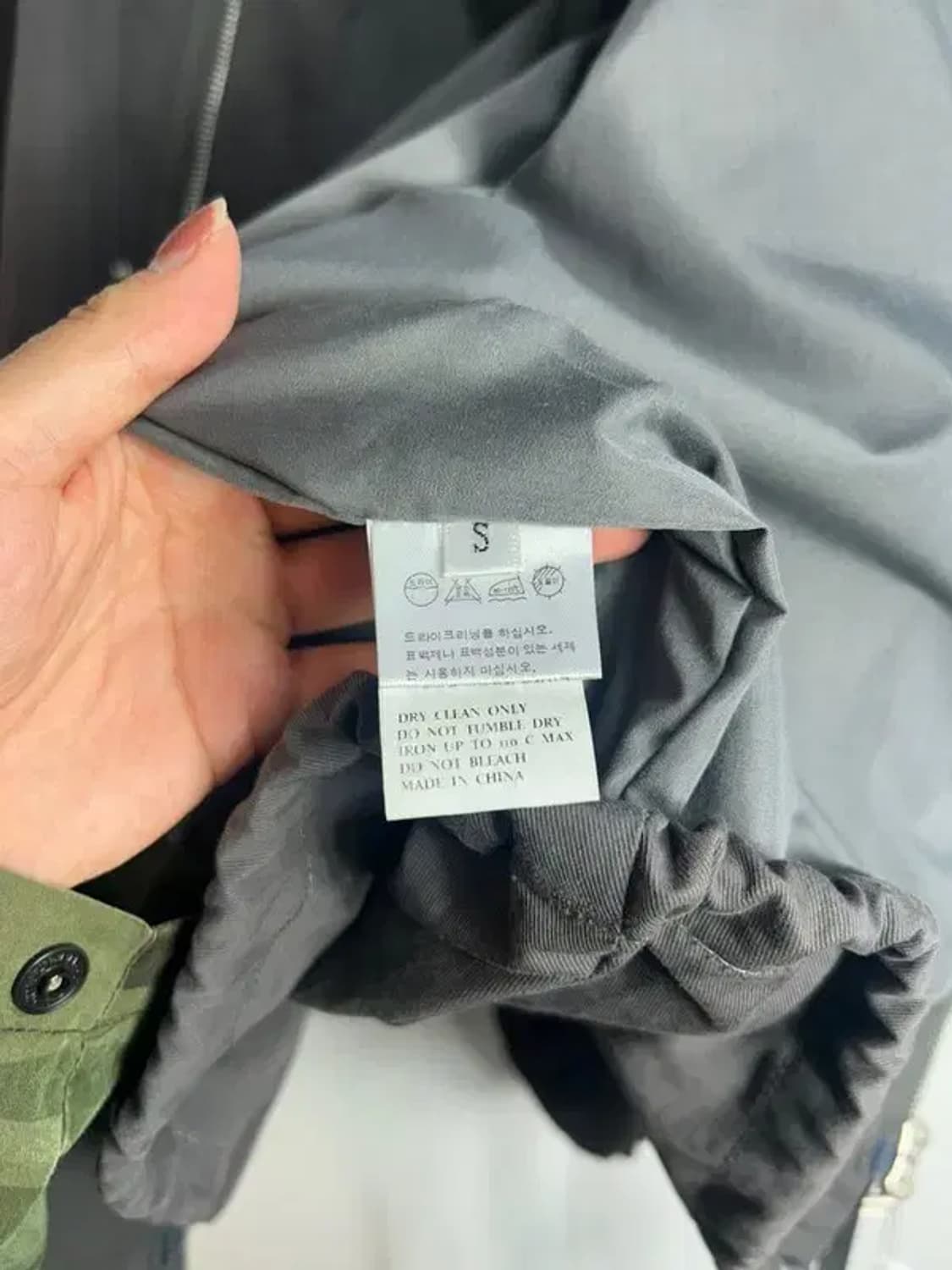 스몰 새상품 오로 ORO 오버핏 필드 숏 자켓 올리브 상품이미지8