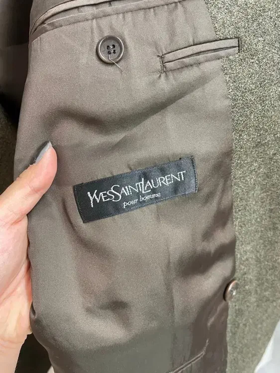 100 입생로랑 뿌르 옴므 올드스쿨 남성 캐주얼 블레이저 상품이미지5