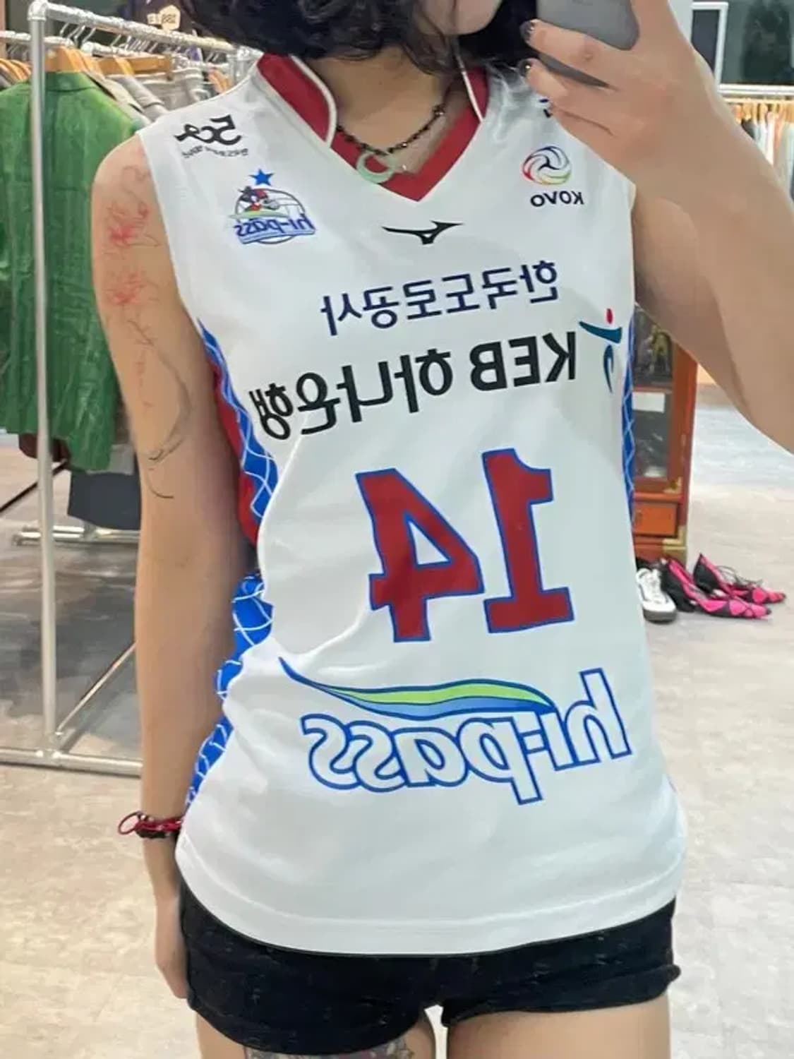 미즈노 김천도로공사 V리그 여자 배구 유니폼 김다희 상품이미지1