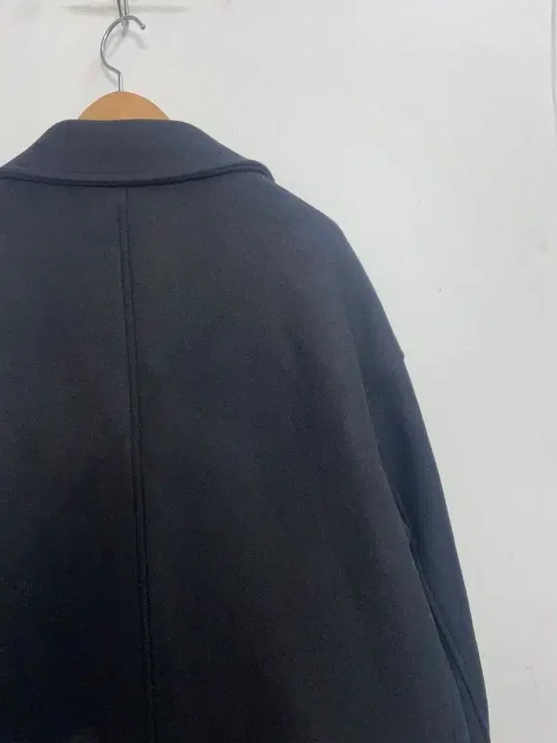 미디움 에스피오나지 오버핏 울 코트 블랙 상품이미지10