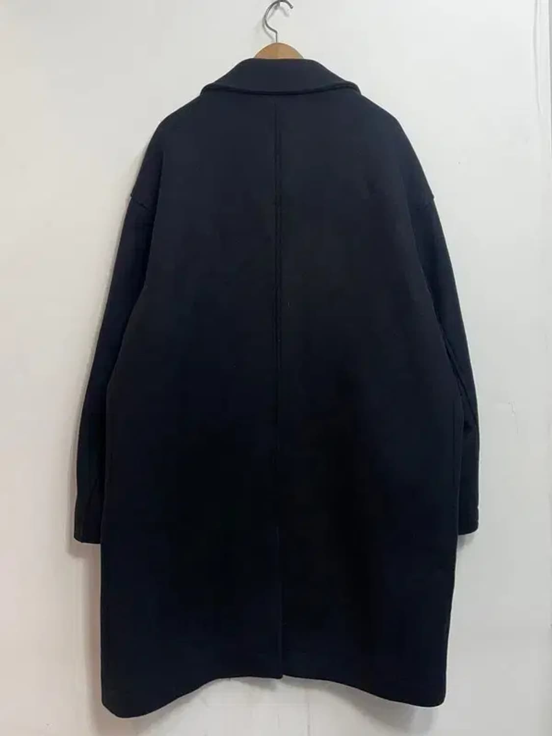 미디움 에스피오나지 오버핏 울 코트 블랙 상품이미지8