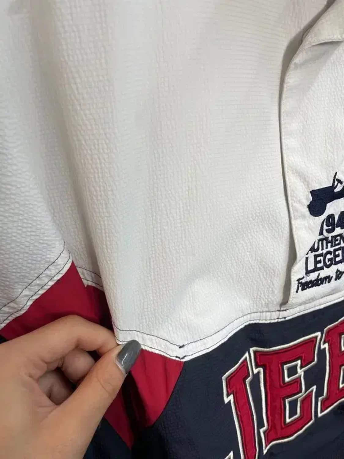 NCT 마크 착용 지프 90s 올드스쿨 아노락 바람막이 자켓 상품이미지9