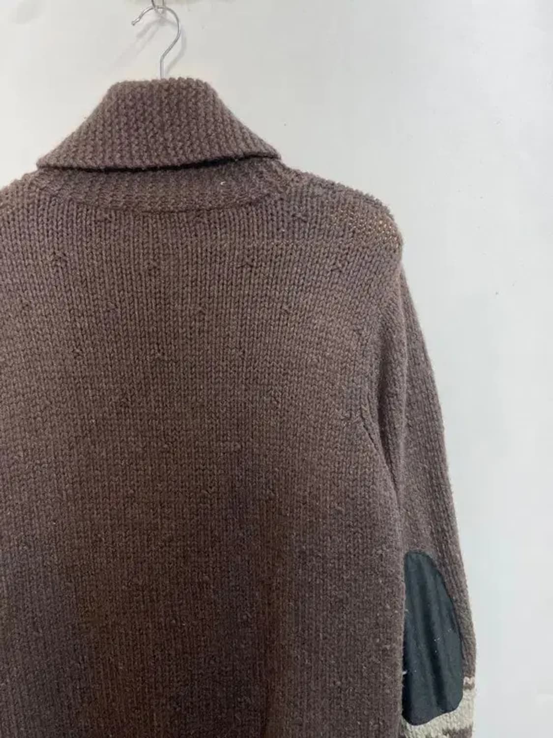 100 NII 빈티지 오버핏 사슴 코위찬 니트 집업 상품이미지10