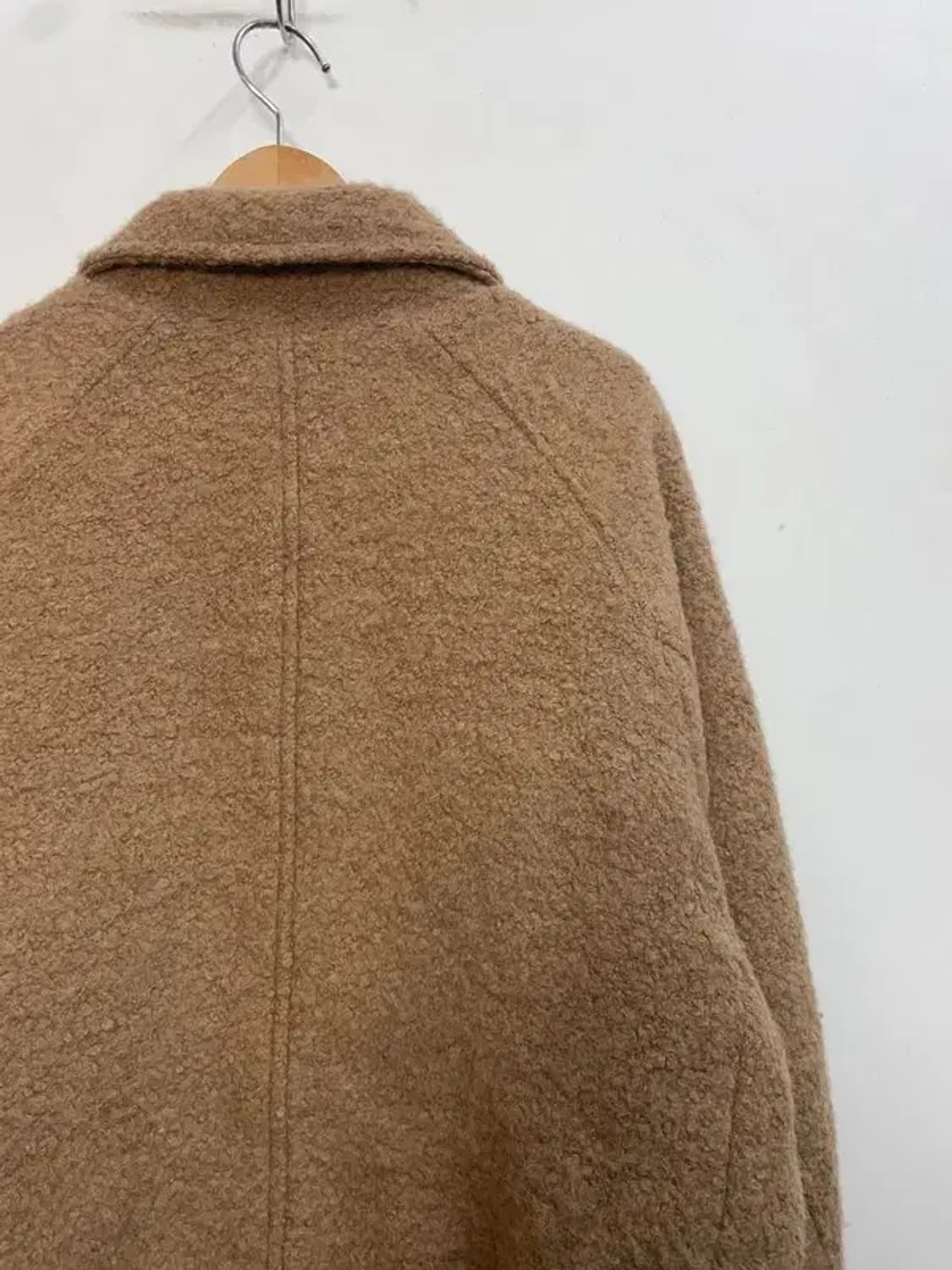 스몰 파사드패턴 알파카 블루종 자켓 카멜 상품이미지10