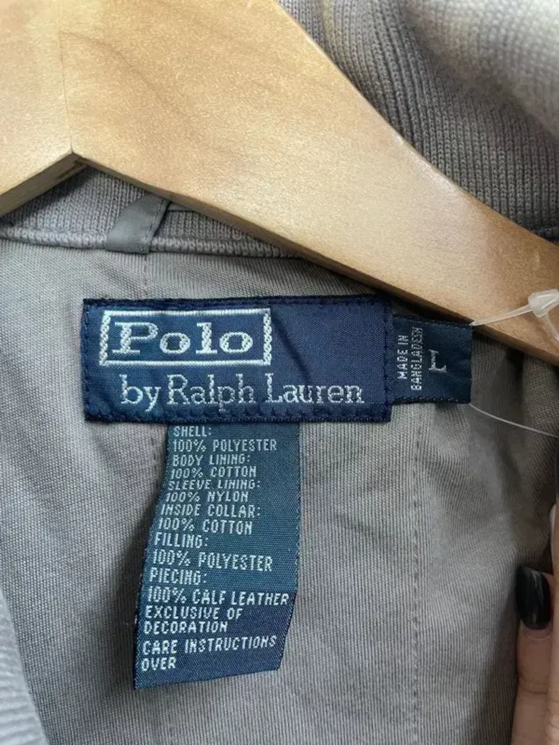 라지 폴로랄프로렌 메탈릭 폴리쉘 페리 자켓 상품이미지10