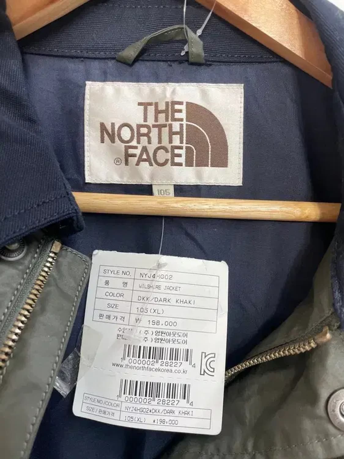 새상품 105 노스페이스 왁스 자켓 점퍼 헌팅자켓 바버맛 상품이미지5