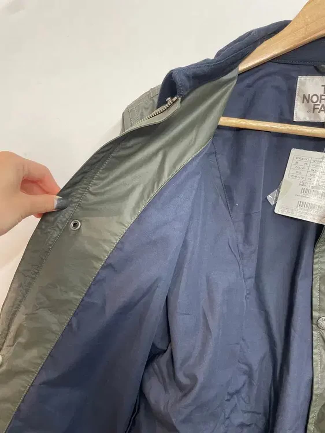 새상품 105 노스페이스 왁스 자켓 점퍼 헌팅자켓 바버맛 상품이미지6