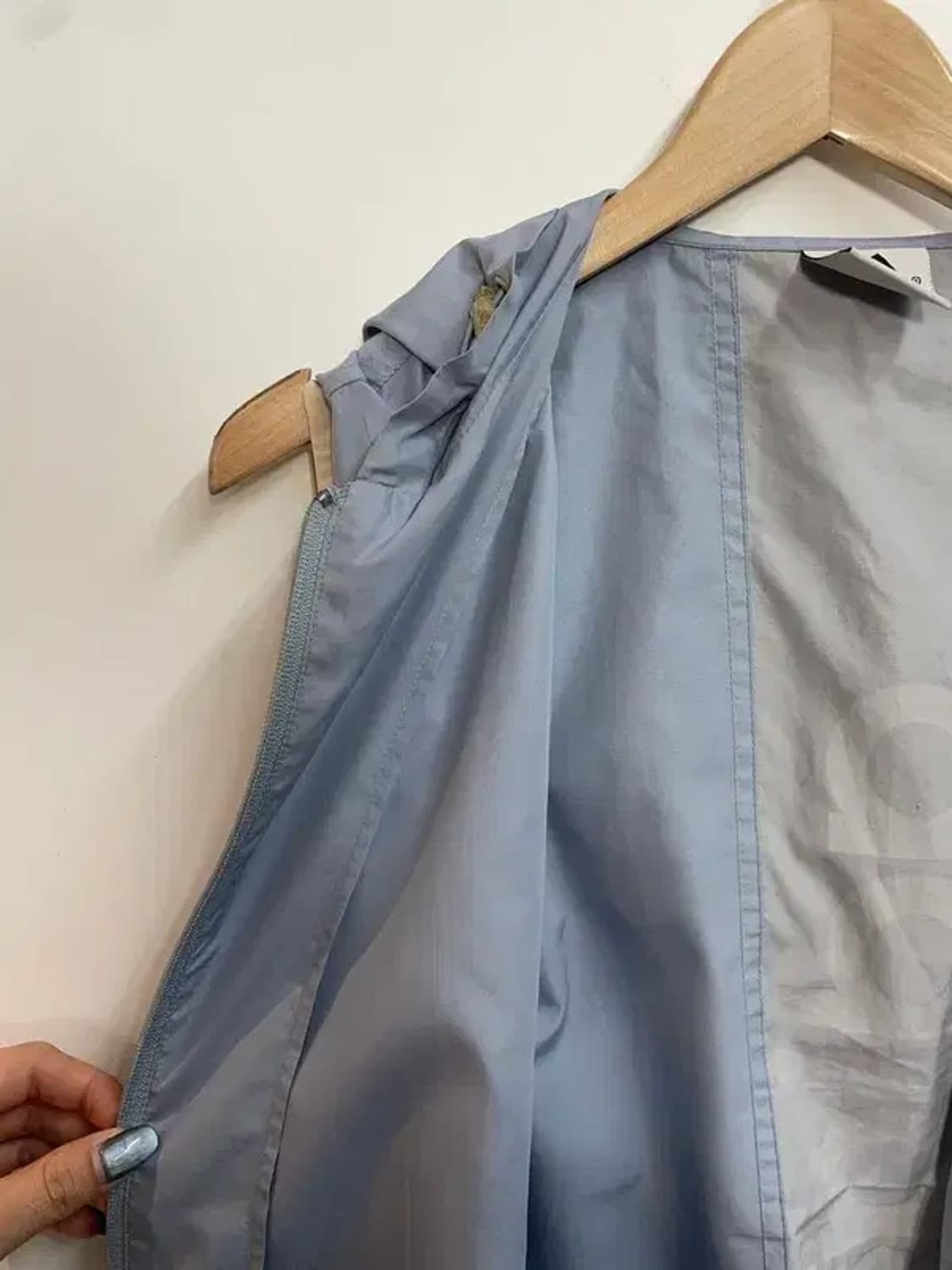 90s 아디다스 삼선 올드스쿨 트레이닝 바람막이 후드 베스트 상품이미지6