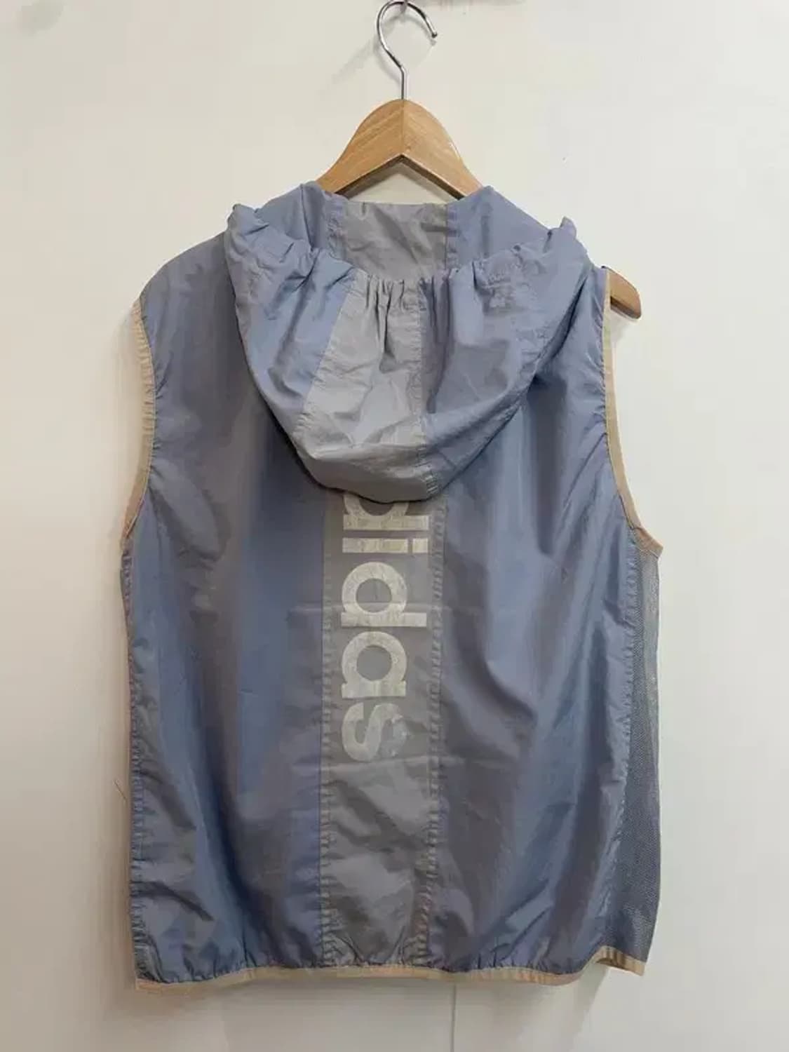 90s 아디다스 삼선 올드스쿨 트레이닝 바람막이 후드 베스트 상품이미지8