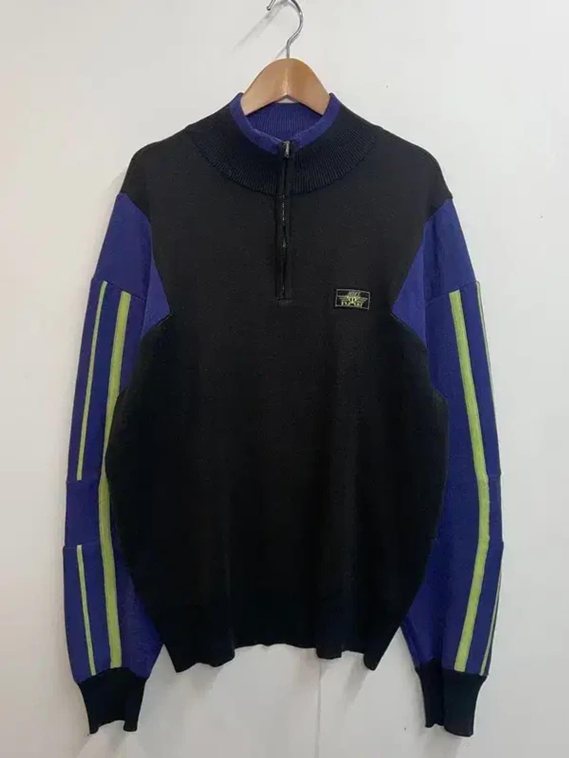 105 나이키 올드스쿨 삼나스포츠 오버핏 집업 니트 상품이미지2