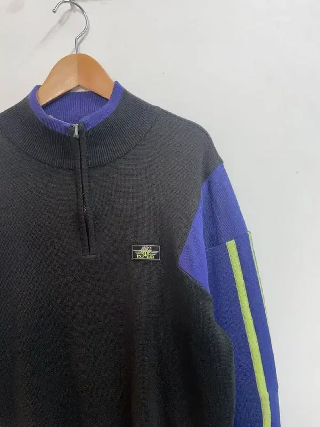 105 나이키 올드스쿨 삼나스포츠 오버핏 집업 니트 상품이미지4