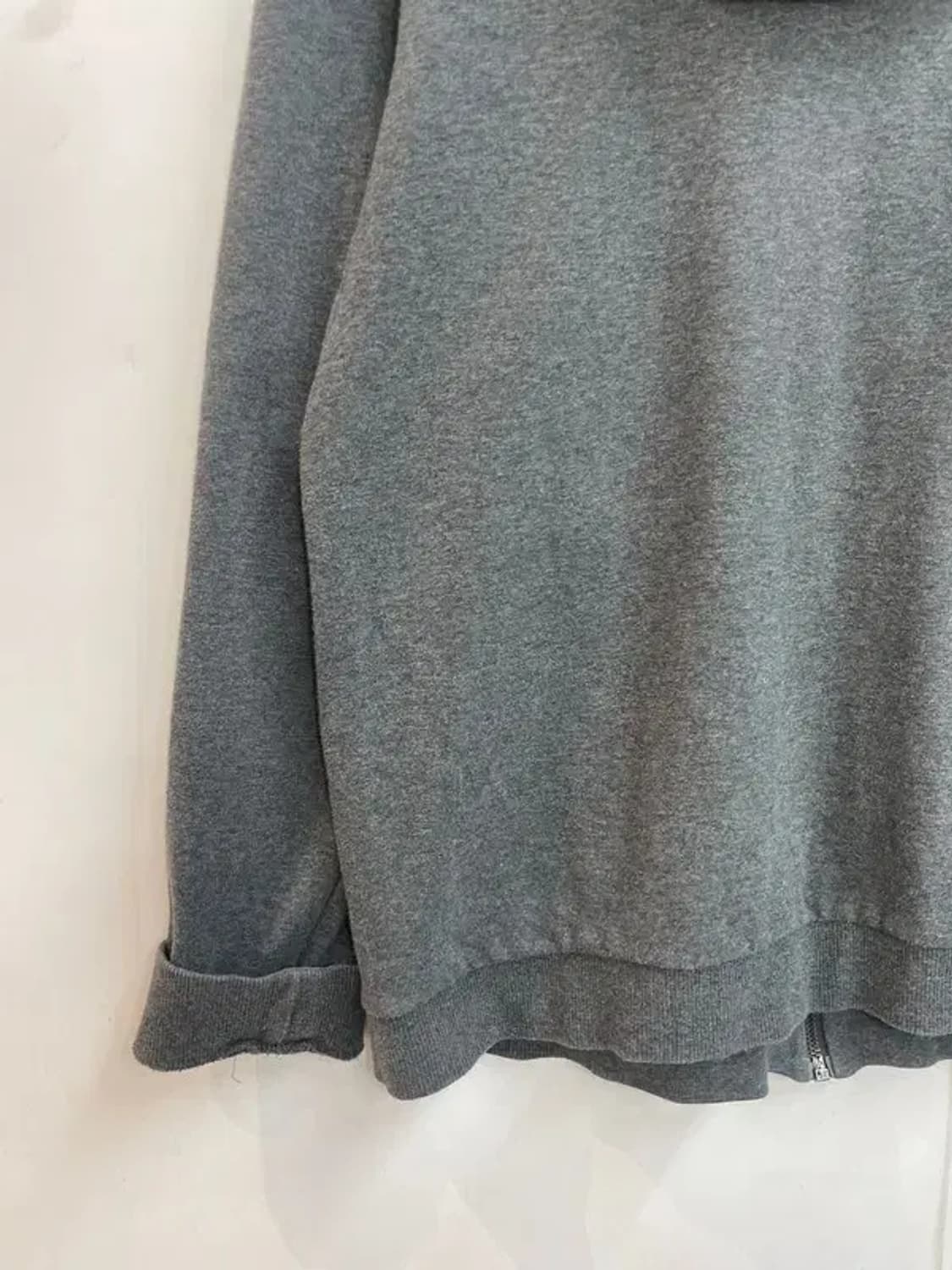 105 아디다스 로고 자수 후드 집업 상품이미지8