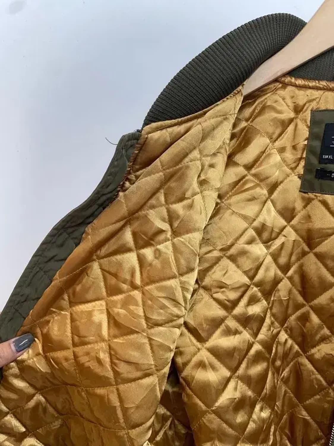 xl 버쉬카 ma-1 항공점퍼 오버핏 블루종 자켓 상품이미지6