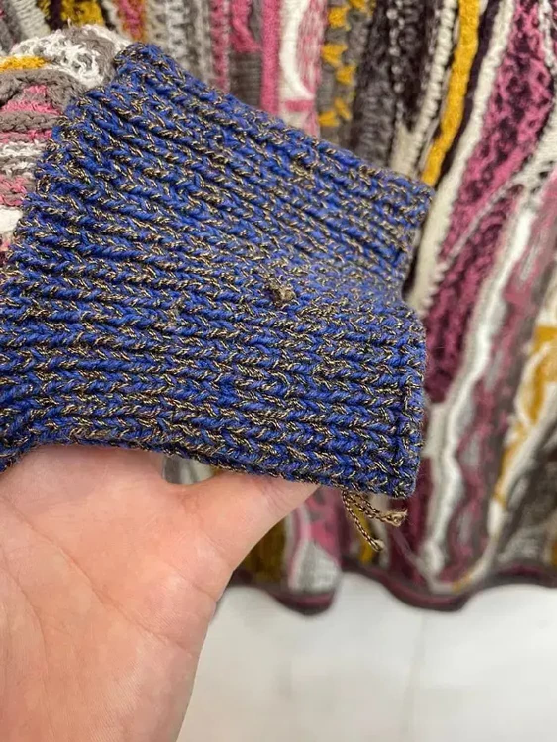 프리 빈티지 케이블 오버핏 브이넥 니트 가디건 상품이미지10