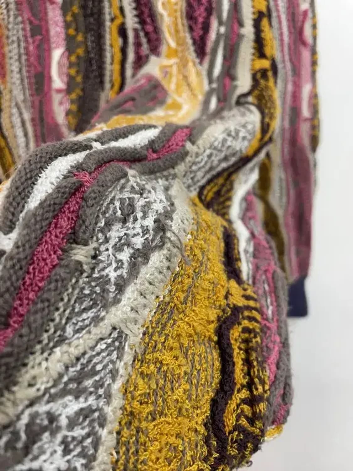 프리 빈티지 케이블 오버핏 브이넥 니트 가디건 상품이미지9