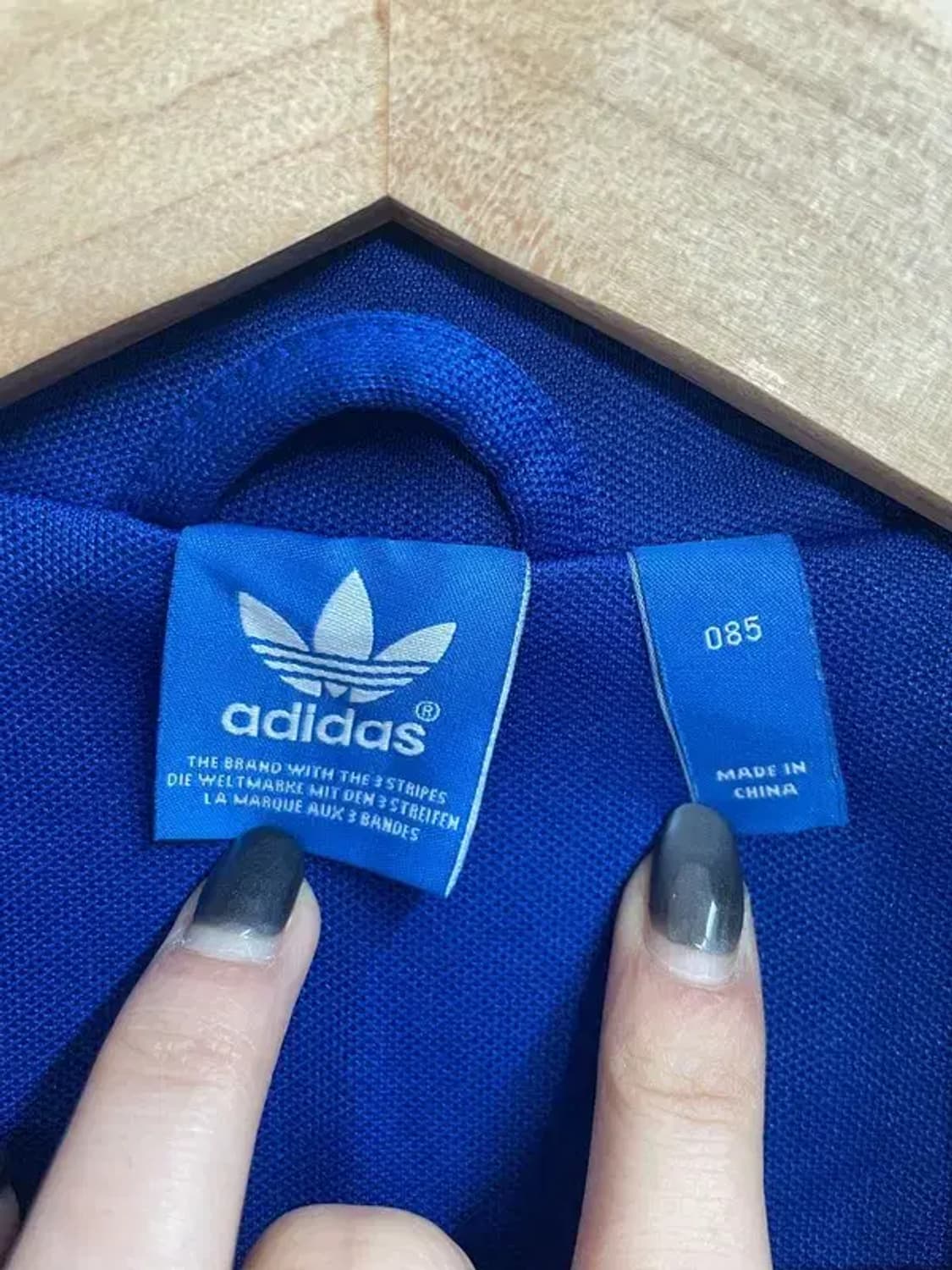 85 아디다스 유로파 트랙탑 져지 집업 블루 상품이미지5