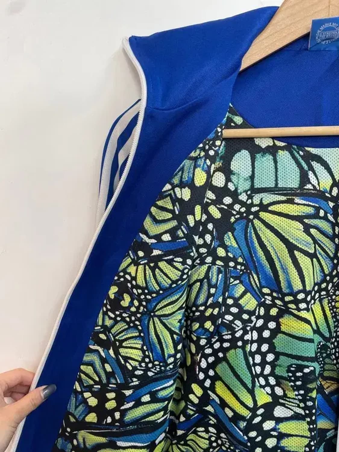 85 아디다스 유로파 트랙탑 져지 집업 블루 상품이미지6