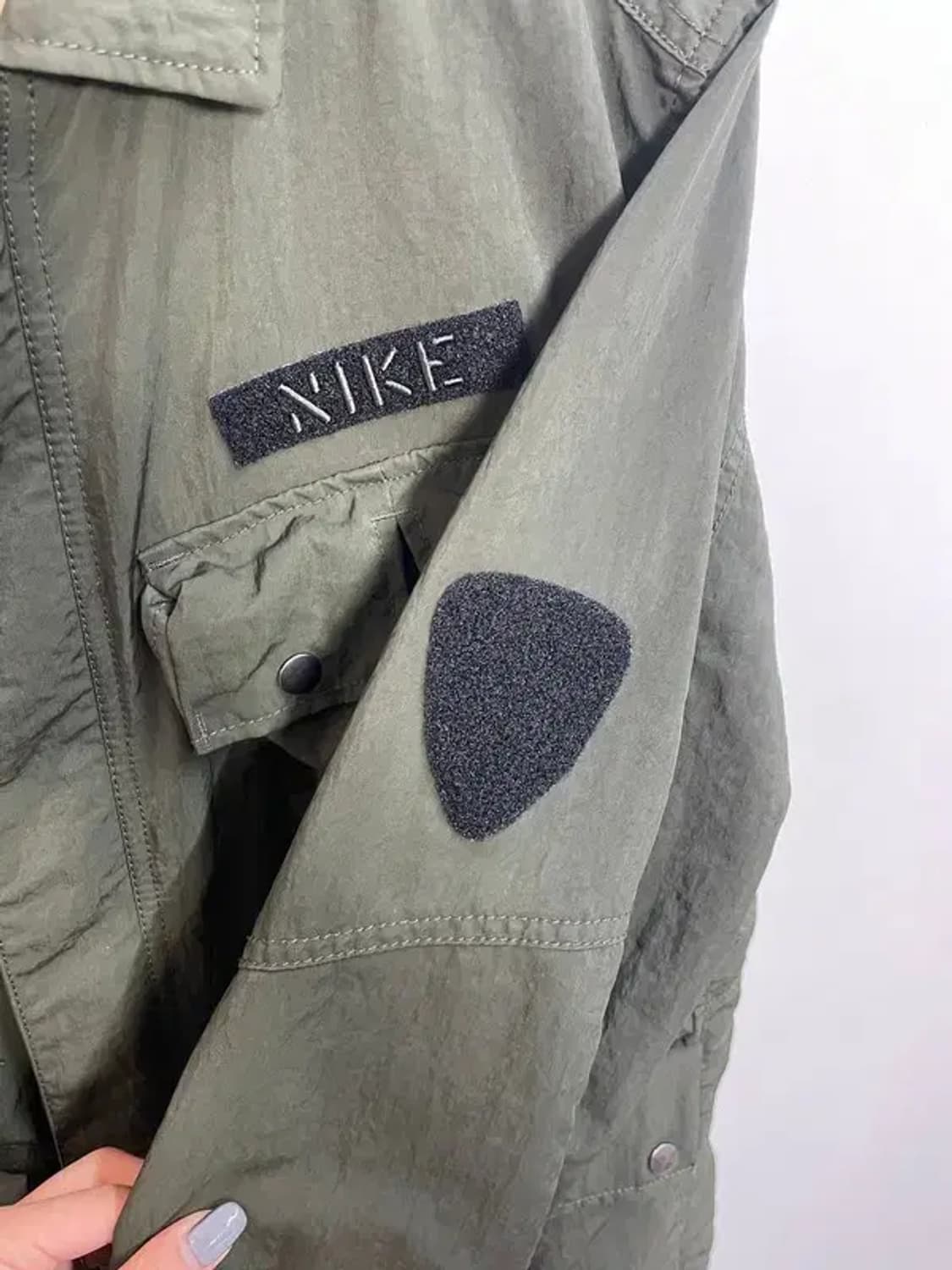 라지 나이키 남자 우븐 사파리 자켓 야상 자켓 카키 상품이미지8