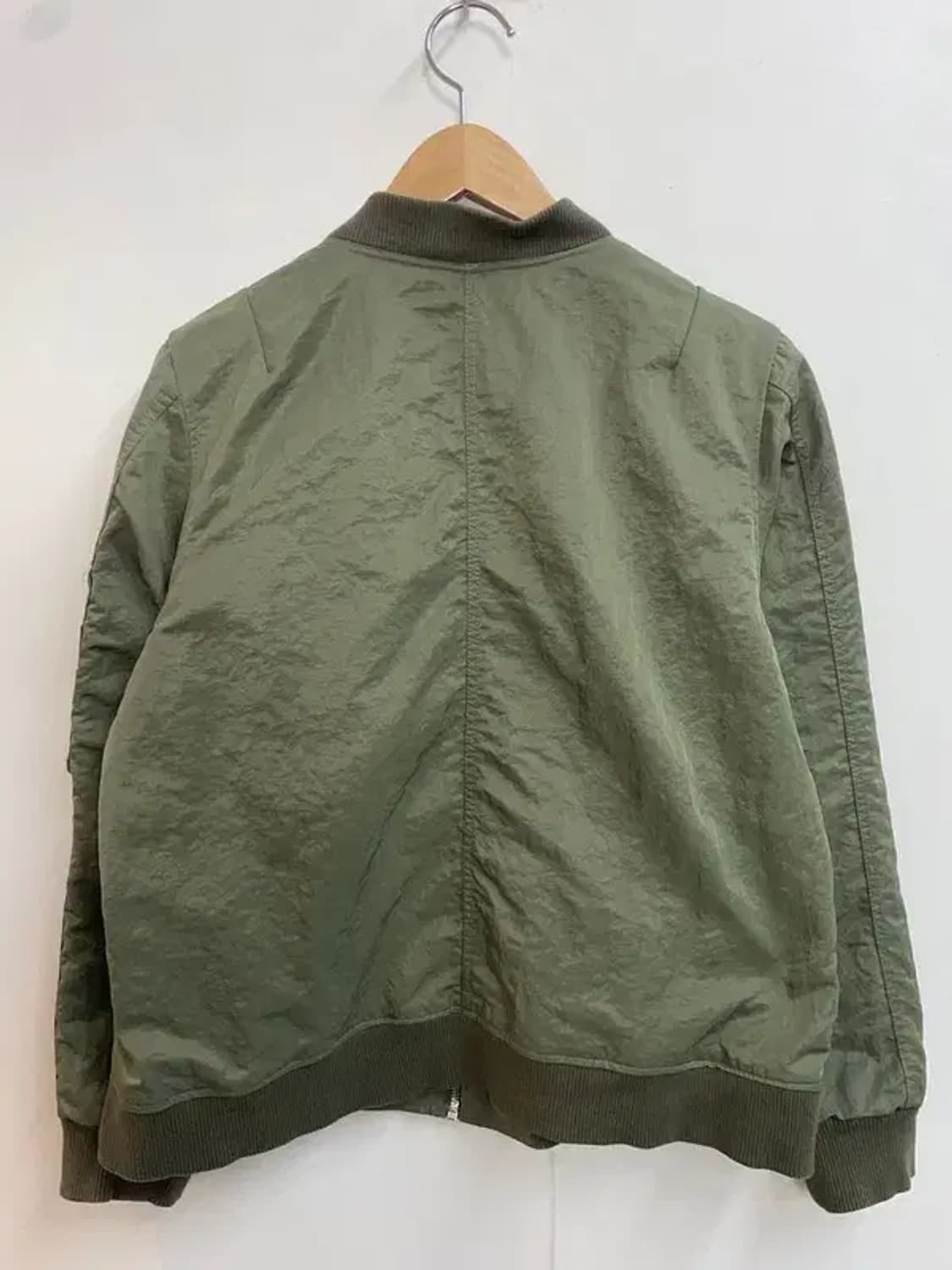 프리 여자 NCODE  레터링 항공점퍼 카키 상품이미지8