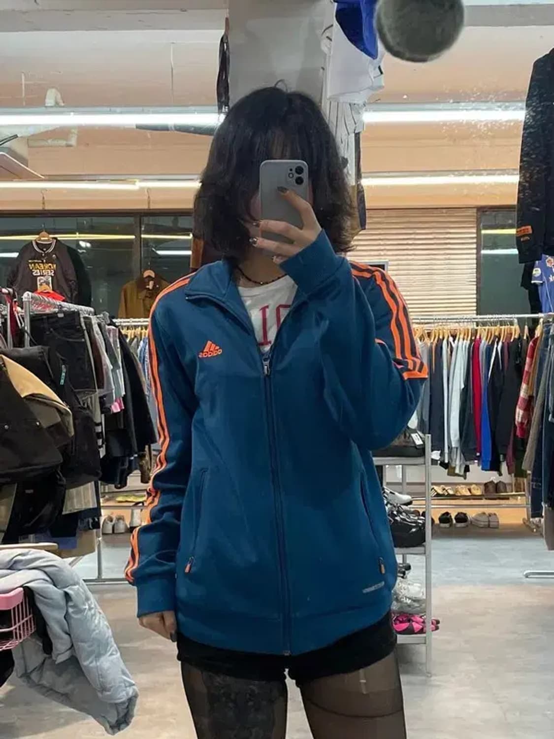 95 아디다스 트레이닝 트랙탑 져지 집업 청록 상품이미지1