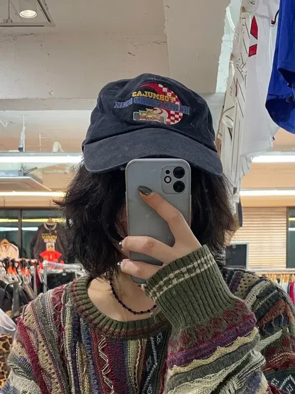 프리 Good & Good 네이비 자수 로고 볼캡 상품이미지1