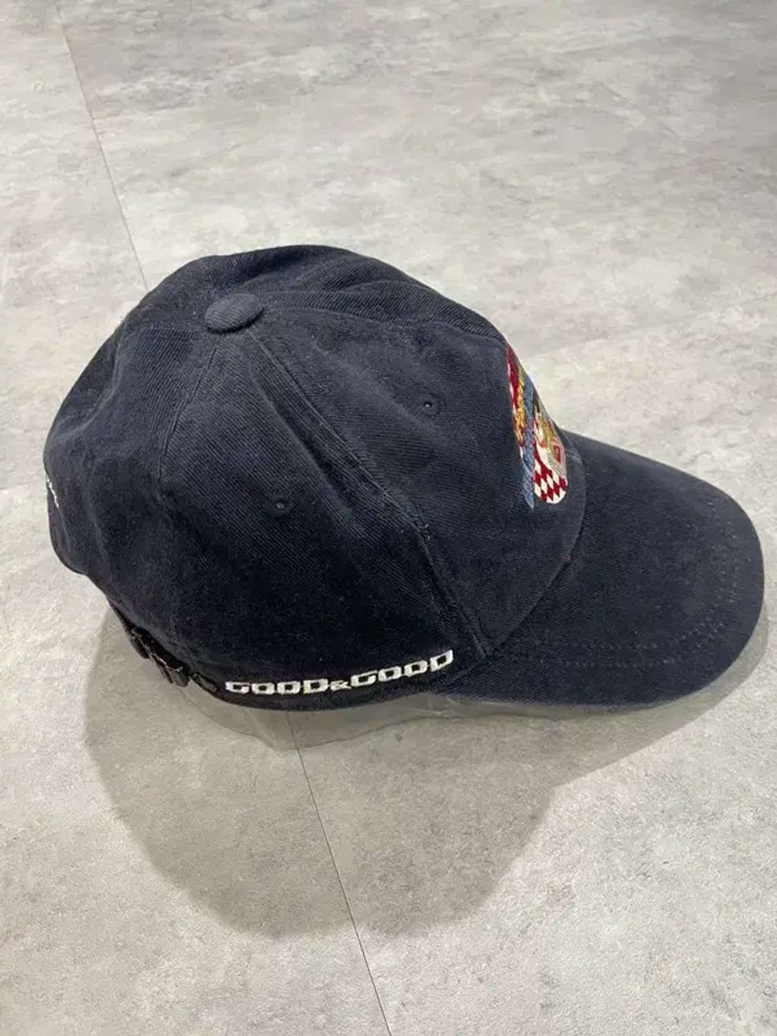 프리 Good & Good 네이비 자수 로고 볼캡 상품이미지3