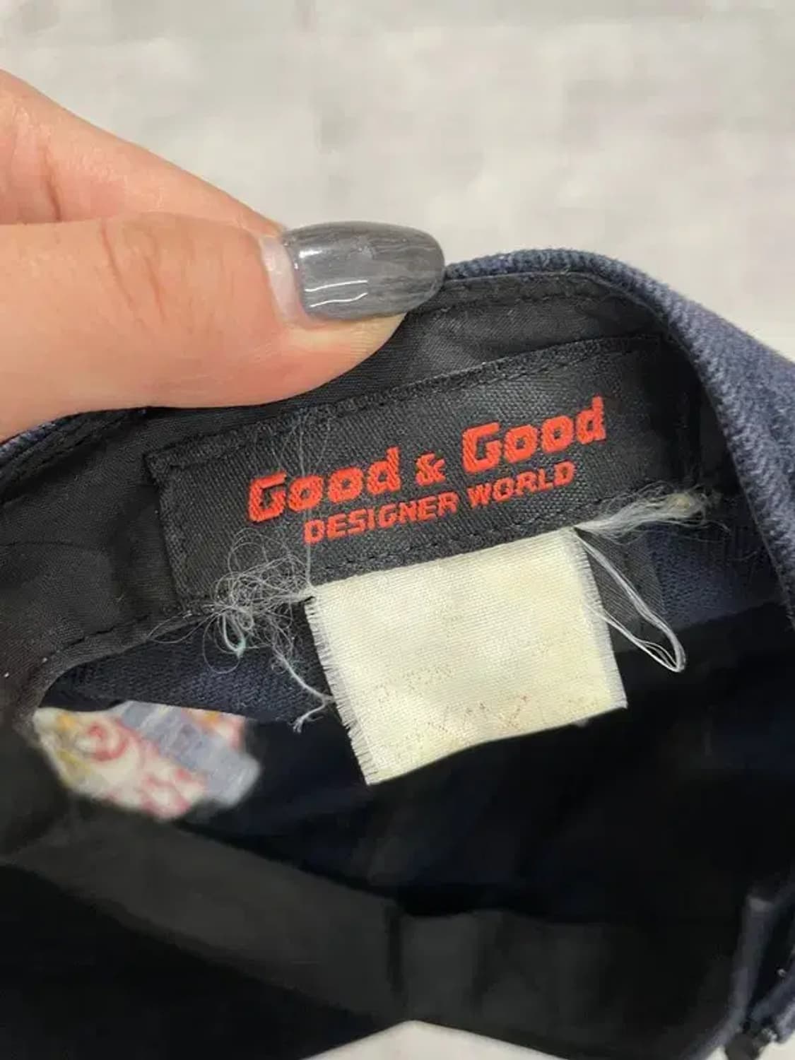 프리 Good & Good 네이비 자수 로고 볼캡 상품이미지7