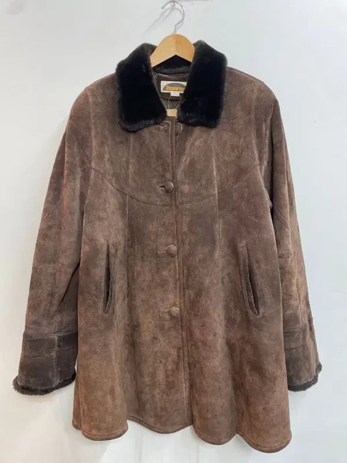 90s 우먼  Remarque 올드 여자 무스탕 점퍼 자켓 상품이미지2