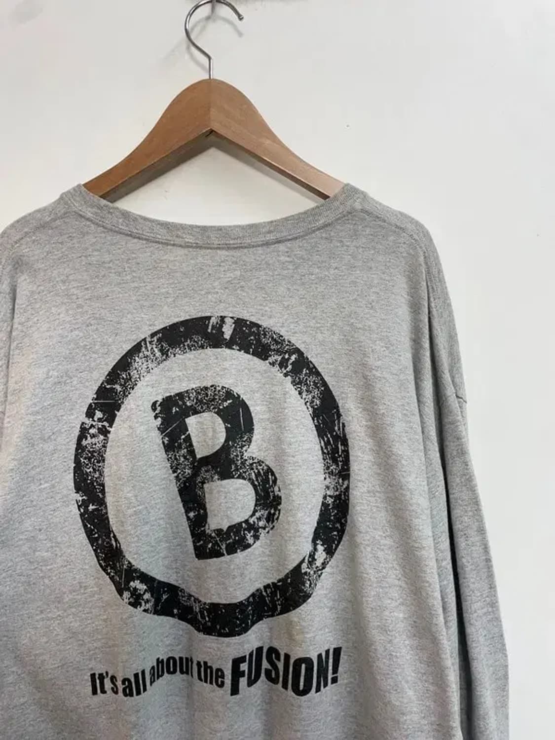 XL 챔피온 올드스쿨 로고 오버핏 긴팔티셔츠 그레이 상품이미지10