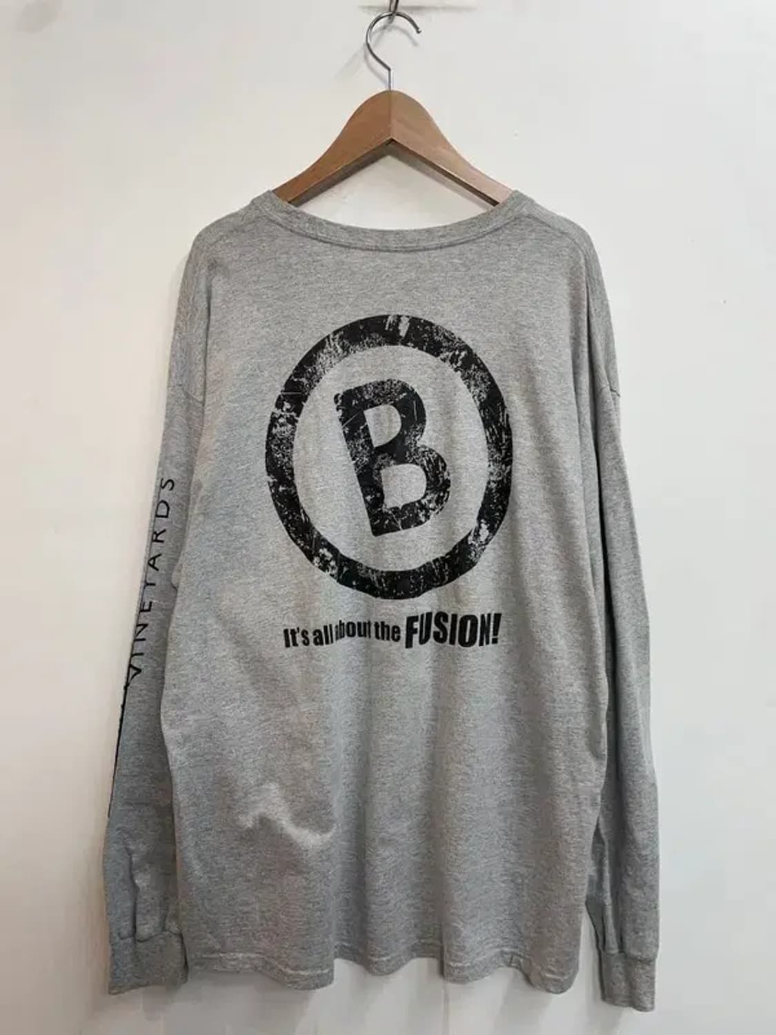 XL 챔피온 올드스쿨 로고 오버핏 긴팔티셔츠 그레이 상품이미지8