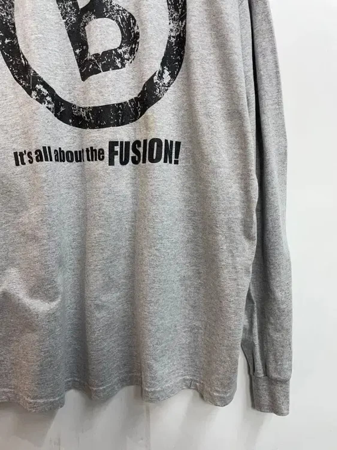 XL 챔피온 올드스쿨 로고 오버핏 긴팔티셔츠 그레이 상품이미지9