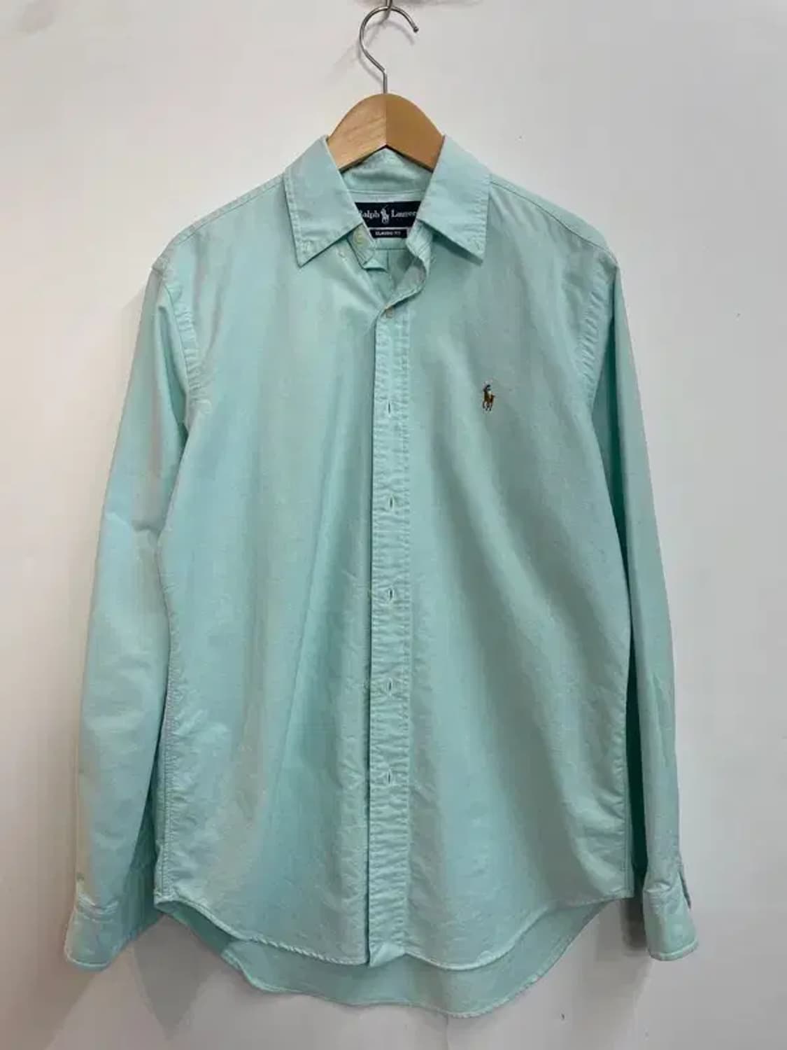 스몰 폴로 랄프로렌 클래식 핏 민트 셔츠 남방 상품이미지2