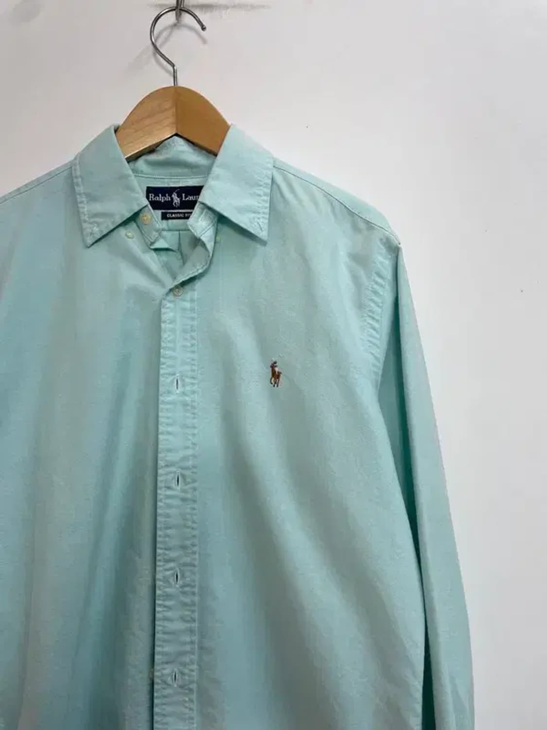 스몰 폴로 랄프로렌 클래식 핏 민트 셔츠 남방 상품이미지4