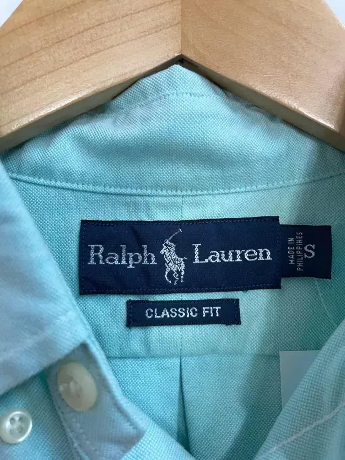스몰 폴로 랄프로렌 클래식 핏 민트 셔츠 남방 상품이미지5