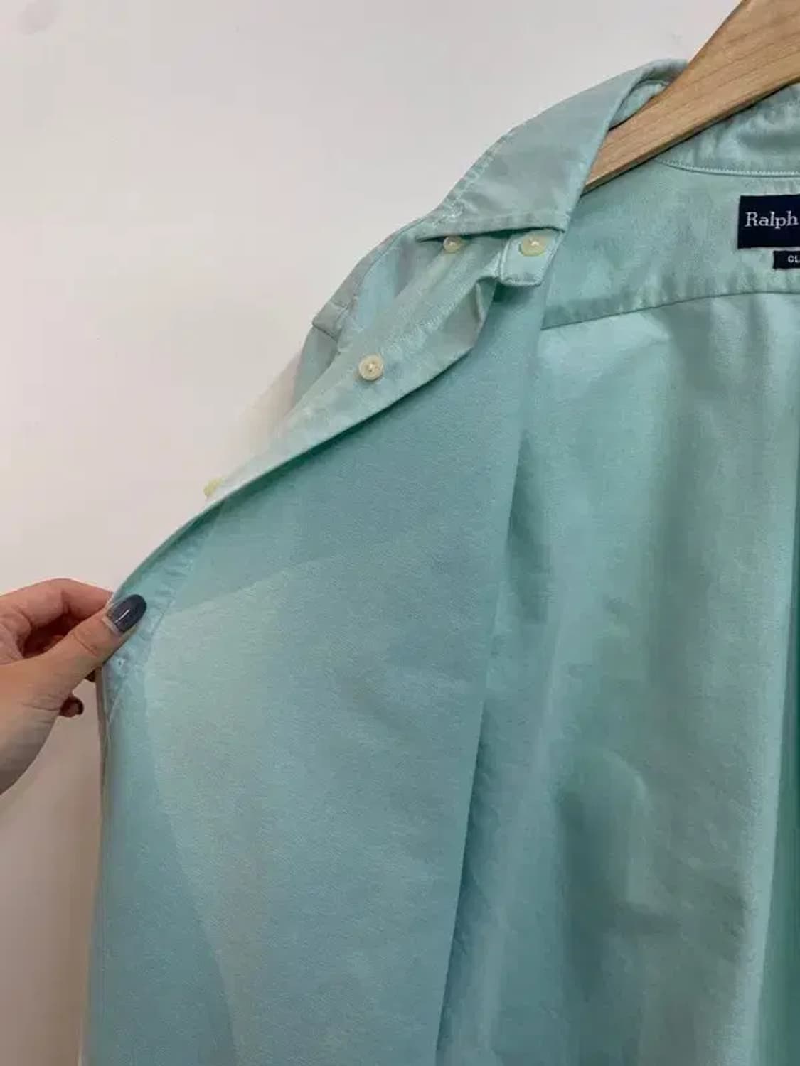 스몰 폴로 랄프로렌 클래식 핏 민트 셔츠 남방 상품이미지6