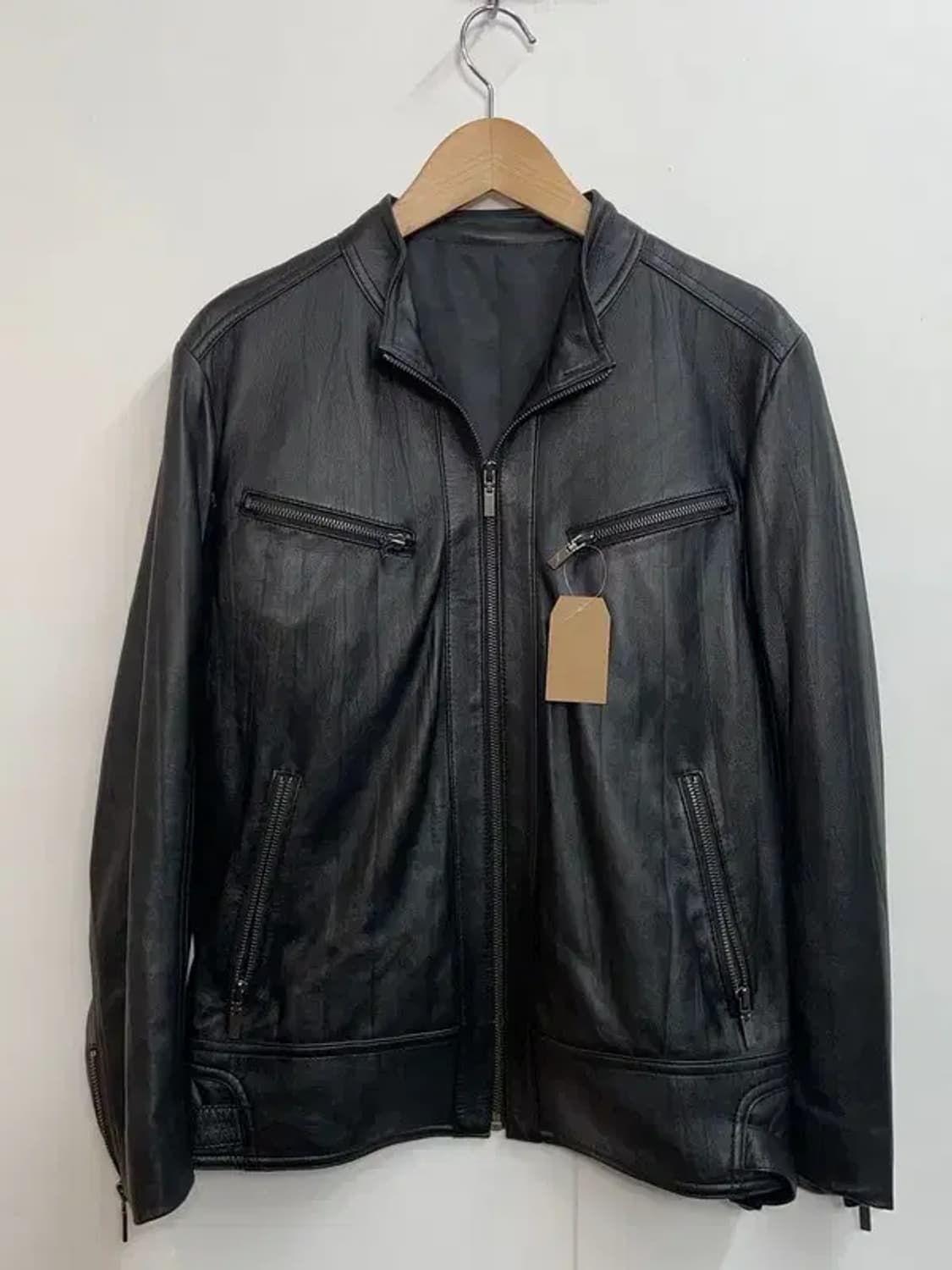 라지 빈티지 여성 레더 자켓 가죽 자켓 상품이미지2