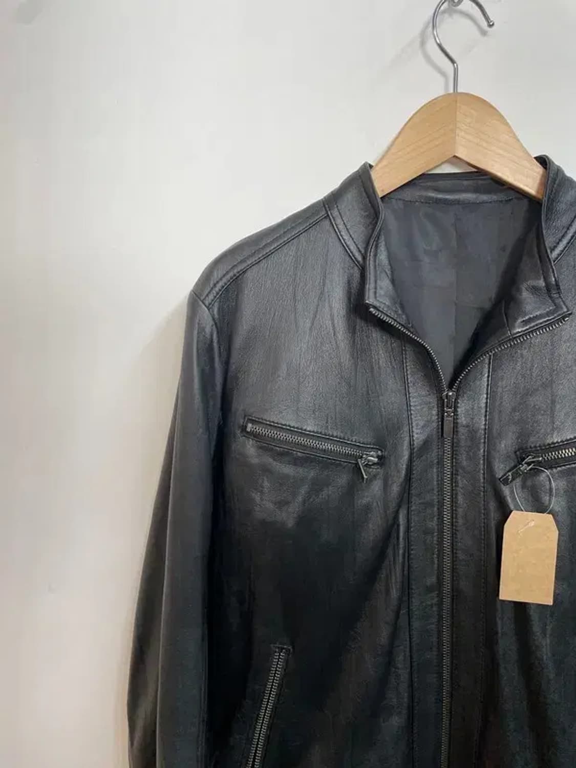 라지 빈티지 여성 레더 자켓 가죽 자켓 상품이미지4