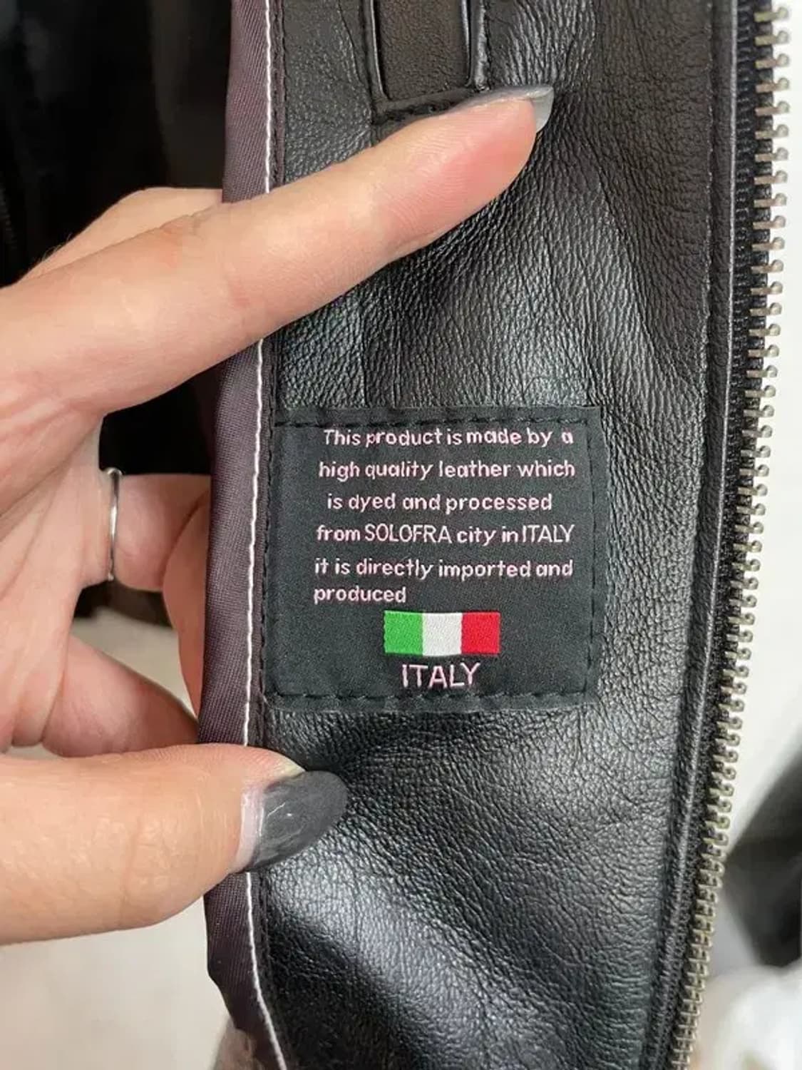 라지 빈티지 여성 레더 자켓 가죽 자켓 상품이미지6