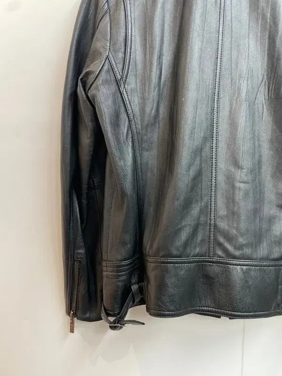 라지 빈티지 여성 레더 자켓 가죽 자켓 상품이미지9