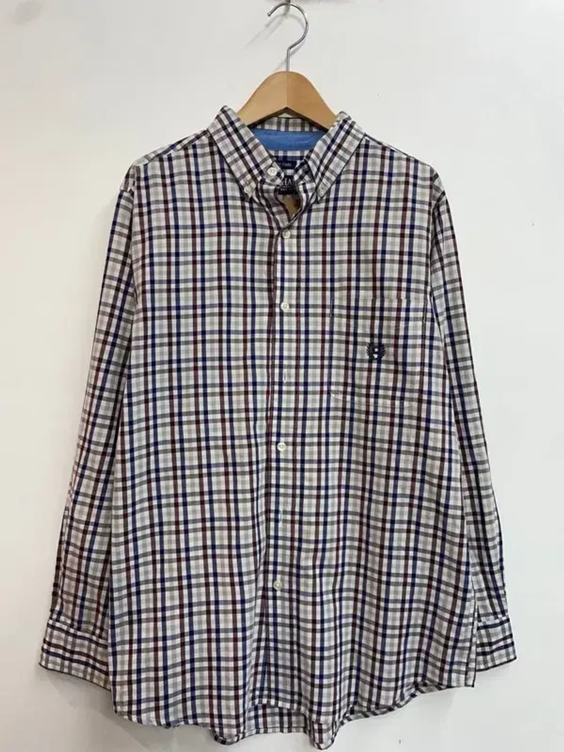 미디움 chaps 챔스 오버핏 체크 셔츠 남방 상품이미지2