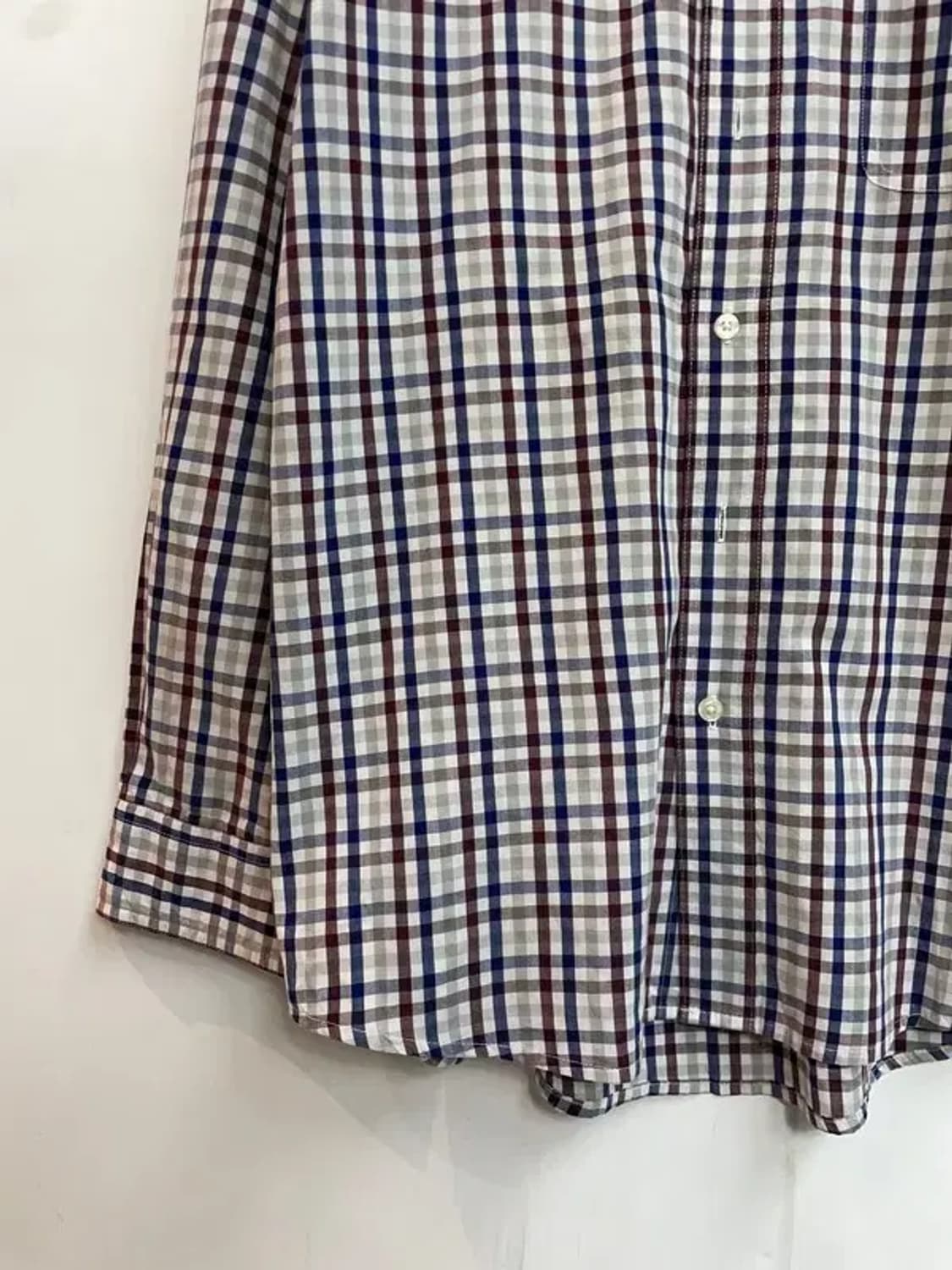 미디움 chaps 챔스 오버핏 체크 셔츠 남방 상품이미지3