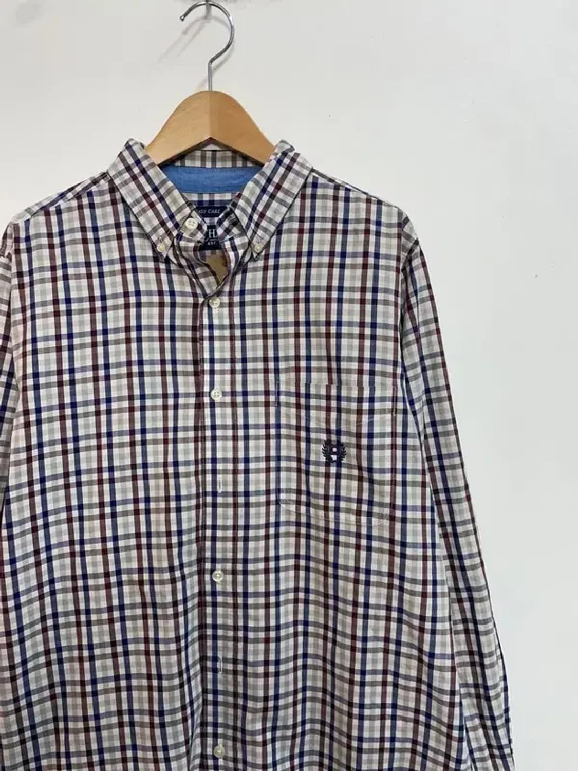 미디움 chaps 챔스 오버핏 체크 셔츠 남방 상품이미지4